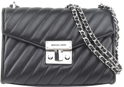 michael michael kors rose medium quilted shoulder bag|michael kors quilted bag black.